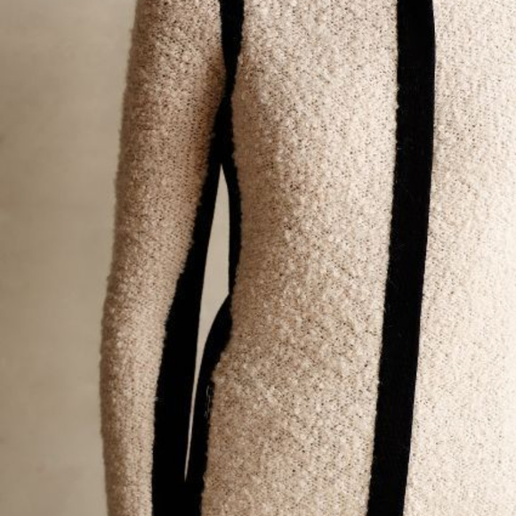 ANTHROPOLOGIE COLORBLOCK BOUCLE COAT XS NWT $158 - Picture 8 of 8